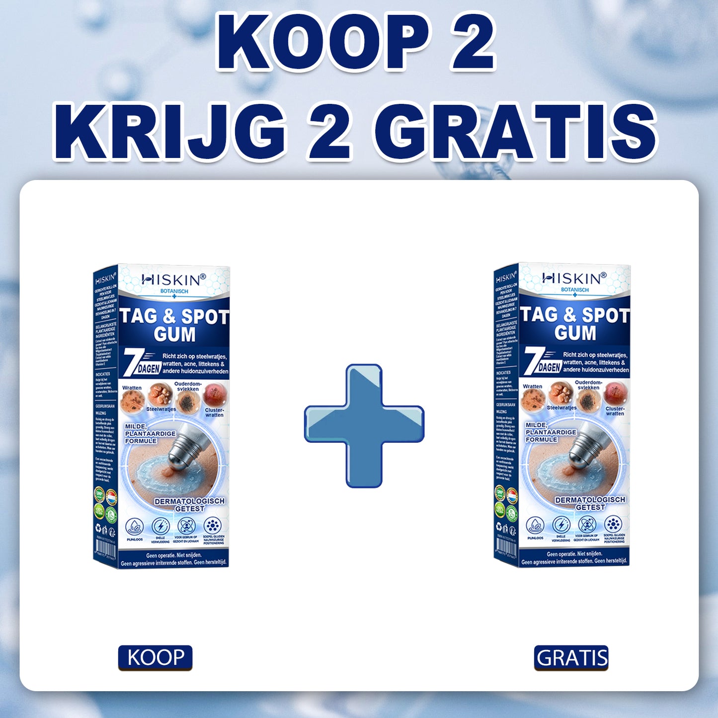 荷) 𝐇𝐈𝐒𝐊𝐈𝐍®👩‍⚕️ 7-daagse huidtag & littekenverwijderaar Pijnloze & littekenvrije geavanceerde rollerballpen voor het verwijderen van onvolkomenheden