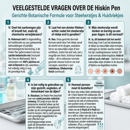 荷) 𝐇𝐈𝐒𝐊𝐈𝐍®👩‍⚕️ 7-daagse huidtag & littekenverwijderaar Pijnloze & littekenvrije geavanceerde rollerballpen voor het verwijderen van onvolkomenheden